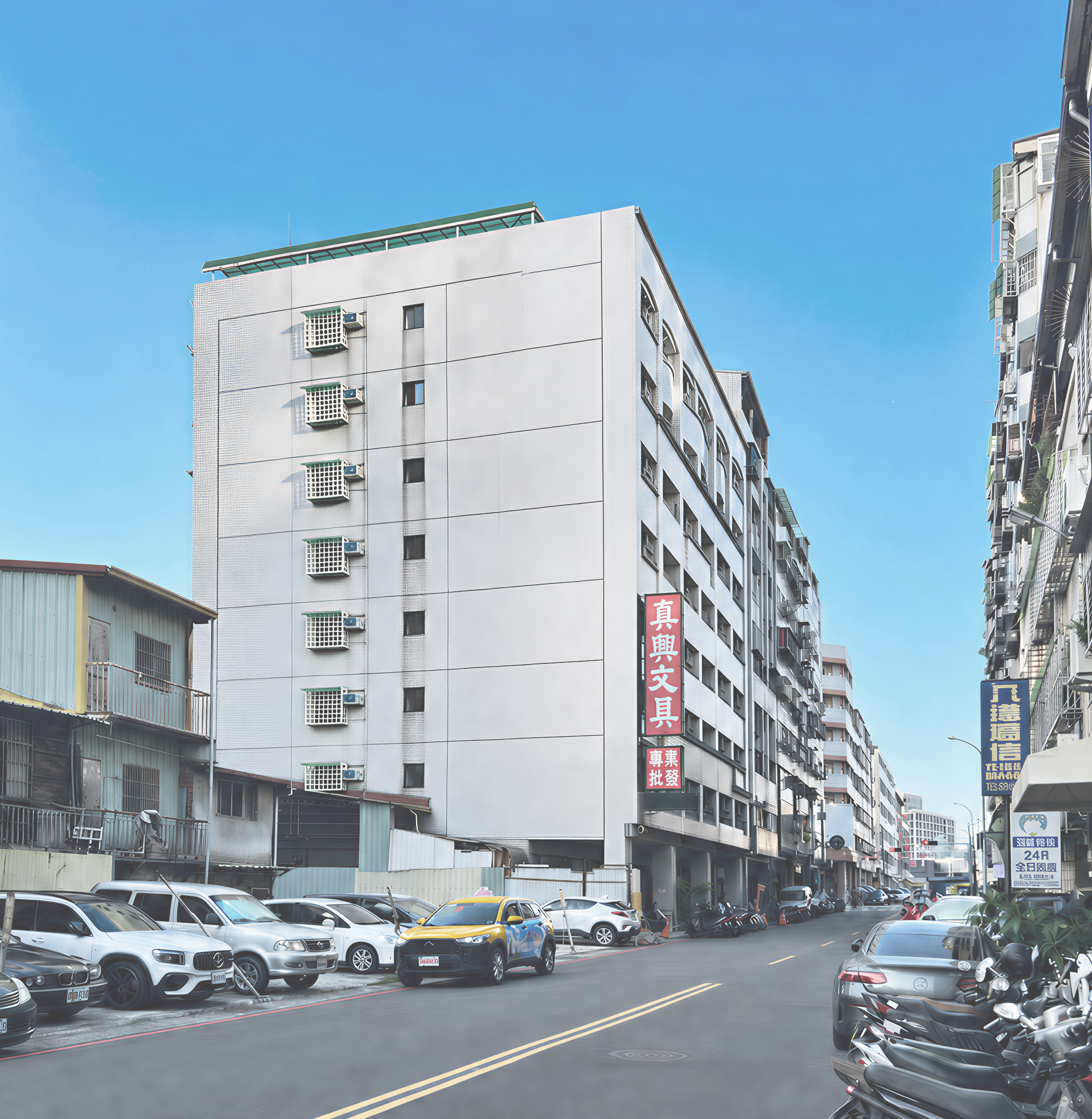 常春藤學園外觀街景